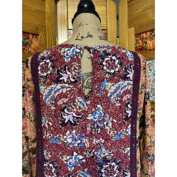 MATILDA JANE Lovely Menagerie Tunic Dress Boho Prairie Cottagecore Peasant Sz XS - Picture 7 of 10